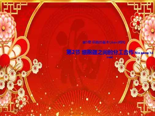 高中生物 第3章 细胞的基本结构 第2节 细胞器之间的分工合作课件高一必修1生物课件
