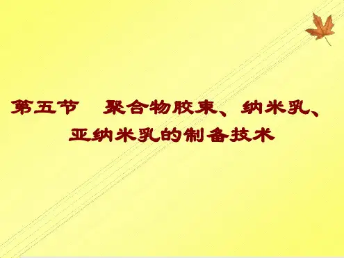 聚合物胶束