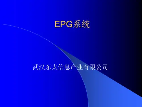 EPG系统