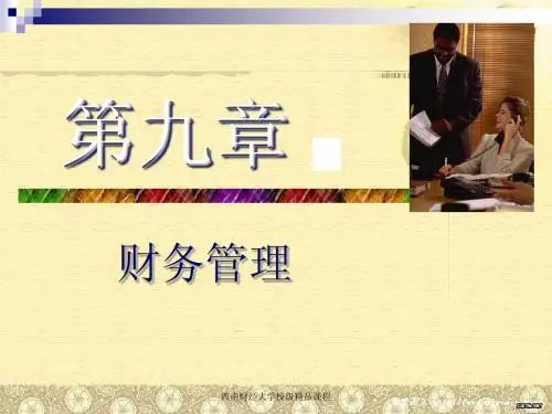 第九章 财务管理