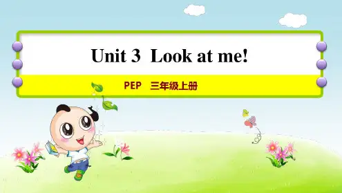 人教PEP版三年级英语上册Unit3Lookatme第三课时Lettersandsounds