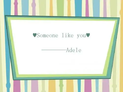 someone like you