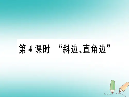 八年级数学上册12全等三角形12.2三角形全等的判定第4课时“斜边直角边”习题讲评课件新版新人教版