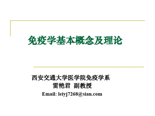 免疫学基本概念