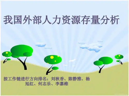 我国外部人力资源存量分析
