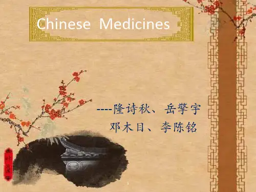 中国文化--英文版ppt课件