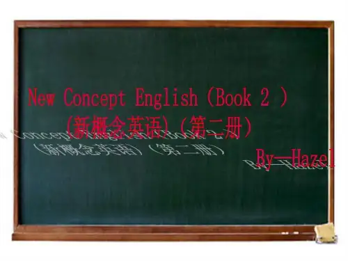 新概念第二册lesson50