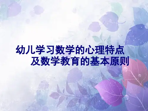 幼儿园数学教育(张慧和、张俊主编)