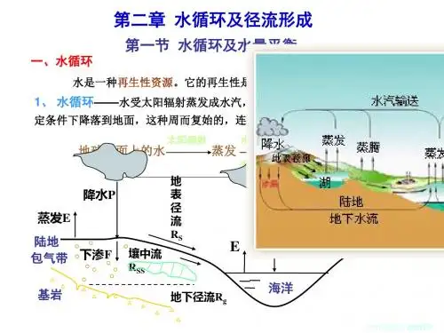 工程水文学 第二章水循环及径流形成