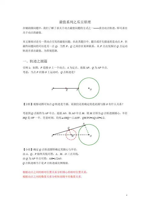 (完整word版)3最值系列之瓜豆原理