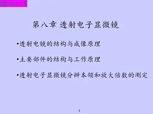 透射电子显微镜.PPT