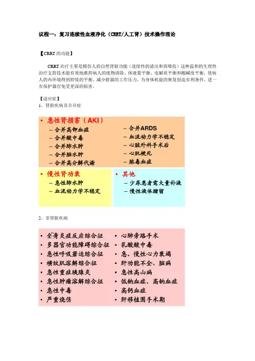 CRRT技术