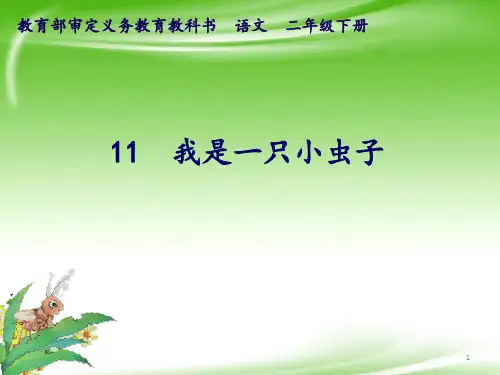 二年级下册语文 课件-《我是一只小虫子》 部编版(共48张PPT)