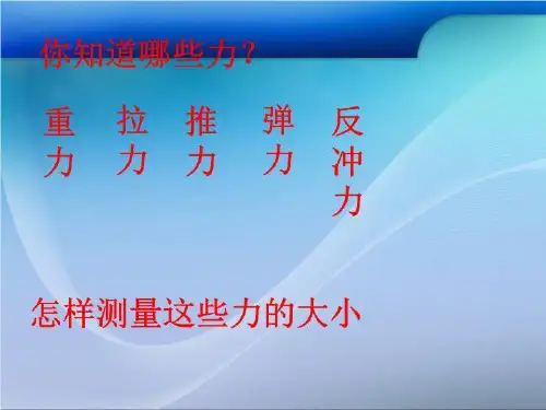 测量力的大小课件68478