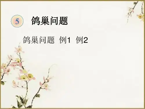 鸽巢问题