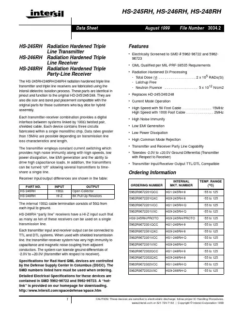 HS-246RH中文资料