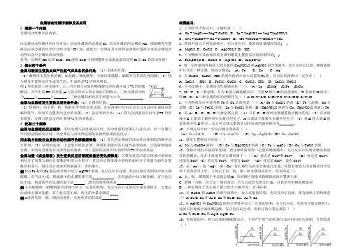 金属活动性顺序规律及其应用 2