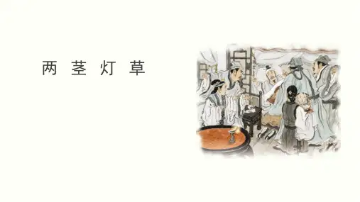 3.两茎灯草ppt部编语文五年级下册课件