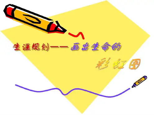  生涯规划——画出生命的彩虹图