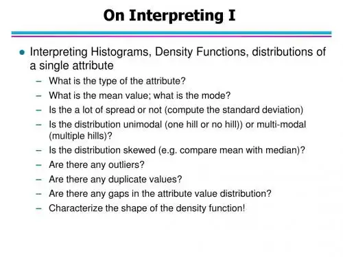 On Interpreting I