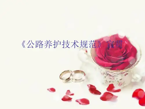 全套公路养护技术规范培训课件