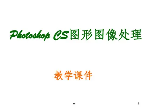 Photoshop CS图形图像处理课件