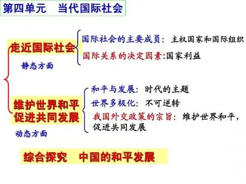 走近国际社会