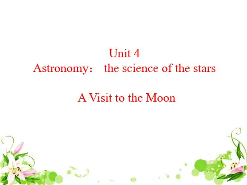 Unit4 A visit to the moon参考课件