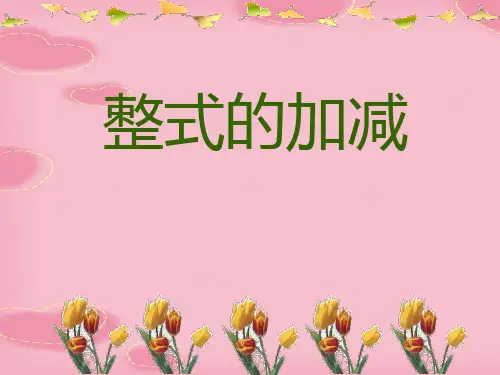 2021完整版《整式的加减》PPT课件7