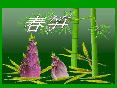 《春笋》校本教研课件
