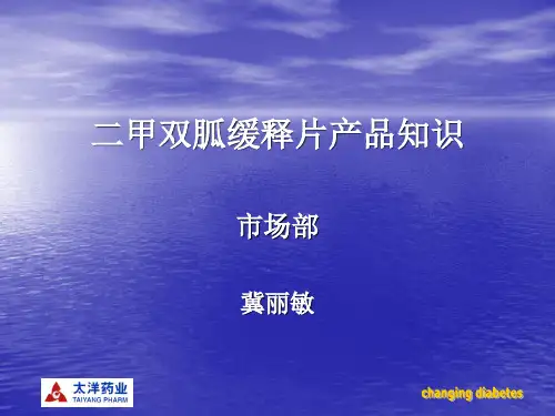 二甲双胍缓释片产品介绍