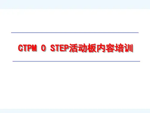 TPM活动看板导入培训