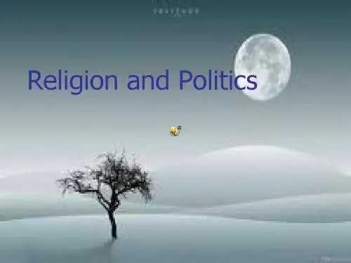 Religion and Politics