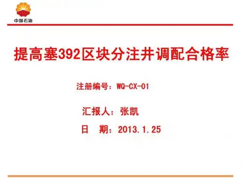 提高塞392区块分注井调试合格率--张凯