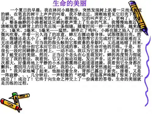 永不放弃生的希望