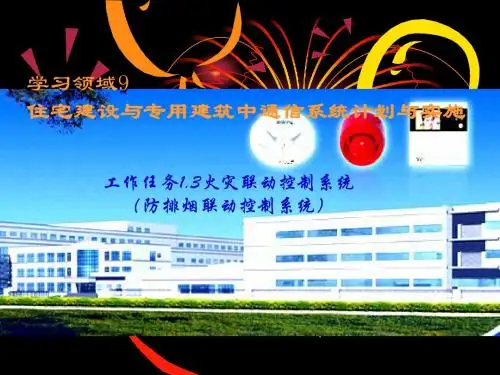 第四讲火灾联动控制系统(防排烟)