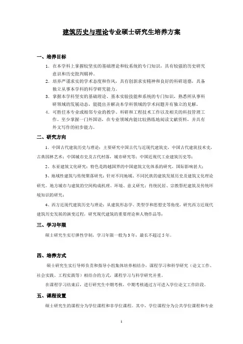 建筑历史与理论
