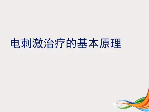 新版电刺激治疗的基本原理