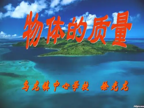 物体的质量