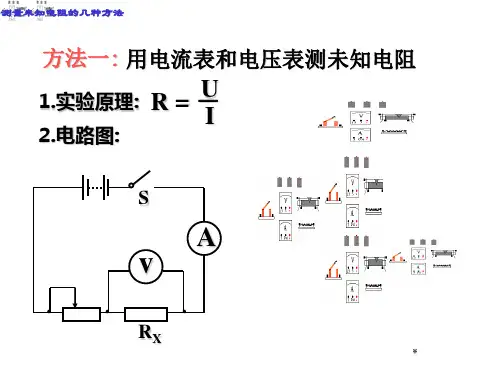 测量未知电阻的几种方法