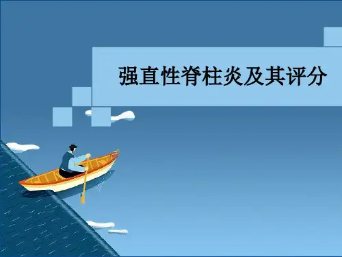强直性脊柱炎及其评分课件