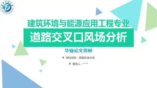 数值模拟交叉口毕业答辩