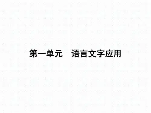 新课标高考第一轮语文总复习专题课件语言文字应用 (共438张PPT)