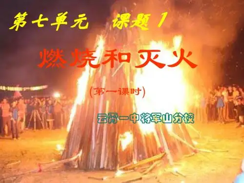 【初中化学】九年级化学课件PPT课件(物质的变化和性质等112个) 人教版15