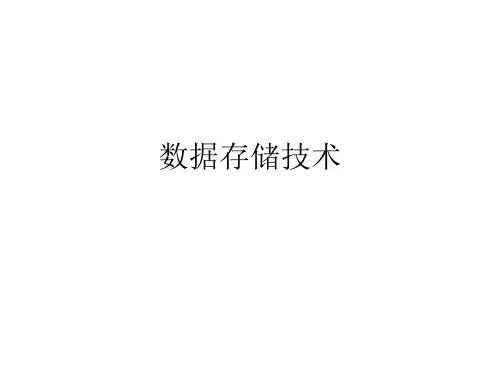 大数据数据存储技术