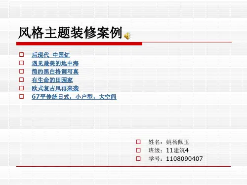 风格主题装修案例