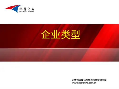 企业类型