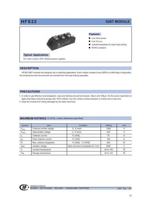 HFS22中文资料