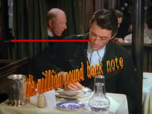 the million pound bank note