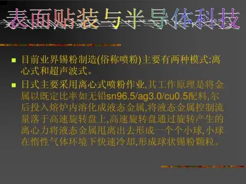 (2)未来印刷技术发展趋势及应用之无铅锡膏的应用与评监